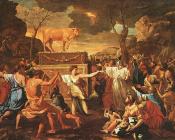 尼古拉斯普桑 - The Adoration of the Golden Calf, approx